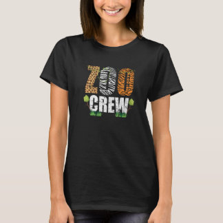 Camiseta Tripulación del zoológico Criaturas del zoológico 