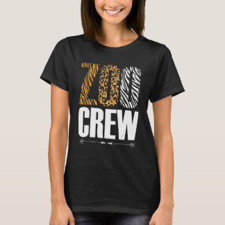 Camiseta Tripulación del zoológico Zoólogo del safari Anima