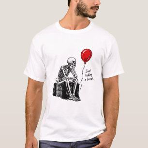 Camiseta Tripulación divertida de esqueleto Boo