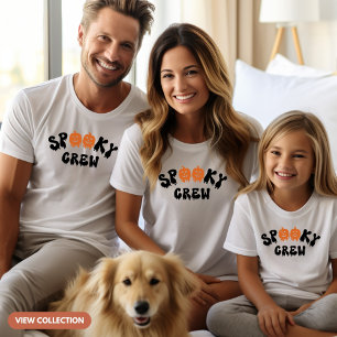 Camiseta Tripulación espeluznante de Halloween para hombre