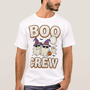 Camiseta Tripulación Fantasma de Halloween Diseño Vectorial