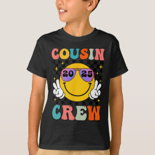 Camiseta Tripulación Groovy Cousin Crew 2025 Verano Vacatio