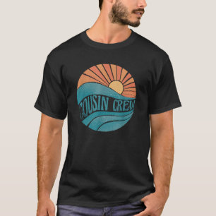 Camiseta Tripulación Groovy Cousin Crew 2025 Verano Vacatio