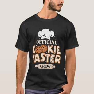 Camiseta Tripulación oficial de probadores de galletas dive