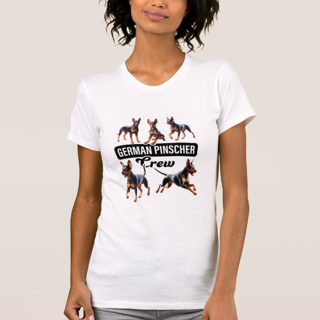 Camiseta Tripulación Pinscher alemana (Anverso)