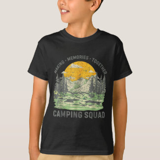 Camiseta Tripulación Retro de Camping Familiar Est 2025 Cam