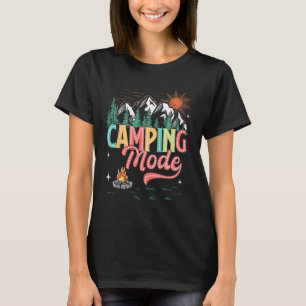 Camiseta Tripulación Retro de Camping Familiar Est 2025 Cam