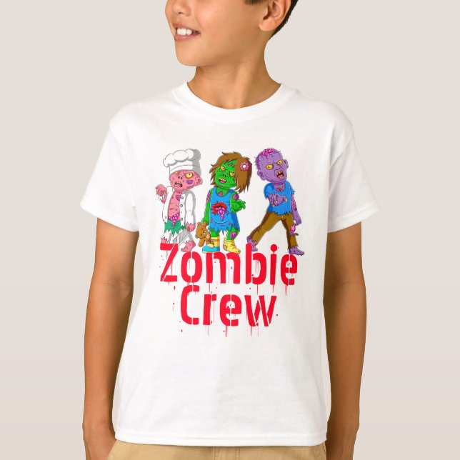 Camiseta Tripulación Zombie (Anverso)