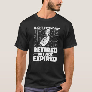 Camiseta Tripulante de Cabina Jubilado Auxiliar de Vuelo A