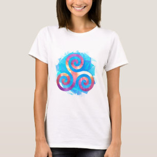Camiseta Triskel bretón brillante