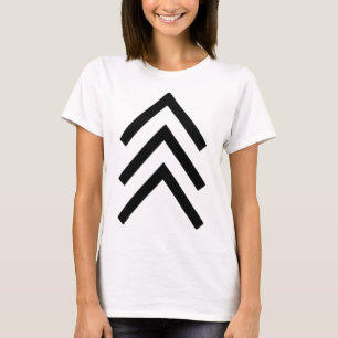 Camiseta Trisomía 21 Síndrome de Down Tres Flechas Cromosóm