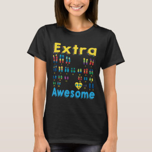 Camiseta Trisomía 21 Xx Cromosoma Extra Niña Mundo Down Sin