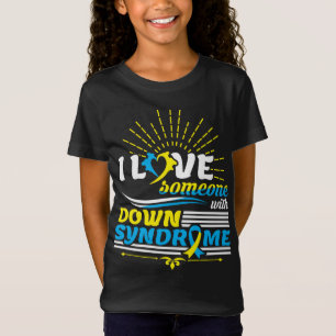 Camiseta Trisomy 21 Amo A Alguien Con Síndrome De Down
