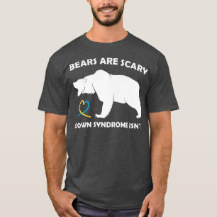 Camiseta Trisomy 21 Bear cita graciosa Awarenes del síndrom