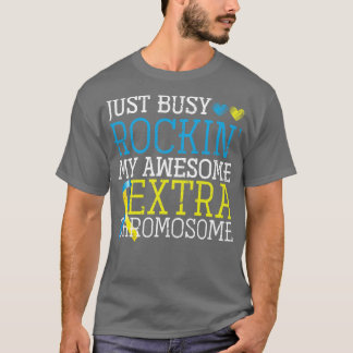 Camiseta Trisomy 21 niños con síndrome de Down Conciencia