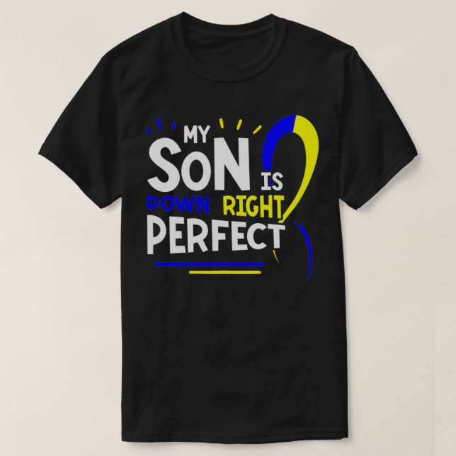 Camiseta Trisonomía de conciencia de DNS sobre síndrome de  (Diseño del anverso)