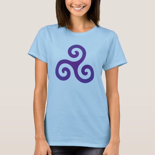 Camiseta Trisquele Púrpura (Anverso)