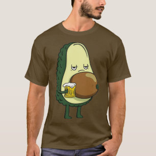 Camiseta Triste aguacate
