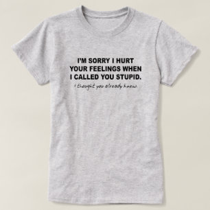 CAMISETA TRISTE DAÑÉ SUS SENSACIONES CUANDO LE ESTABA