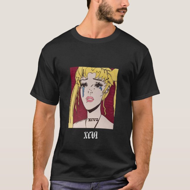 Camiseta triste del chica (Anverso)