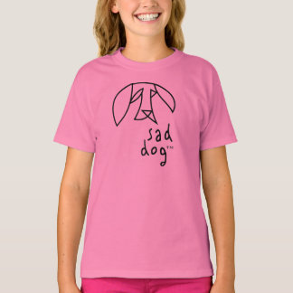 Camiseta Triste Dog™ - Babydoll de Chicas