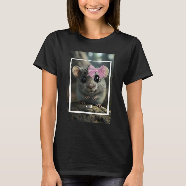 Camiseta Triste Hamster, triste no más (Anverso)
