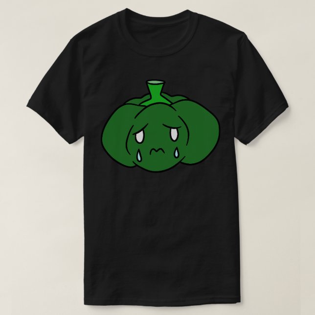 Camiseta Triste llanto de mordedura verde (Diseño del anverso)