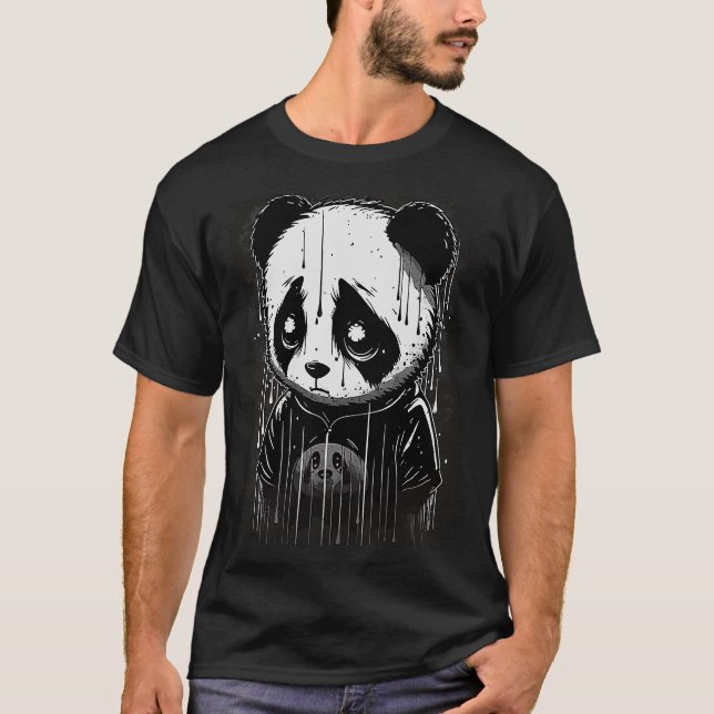 Camiseta Triste panda triste (Anverso)
