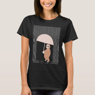 Camiseta Triste, pero suave. Lluvia eslovena, animales para