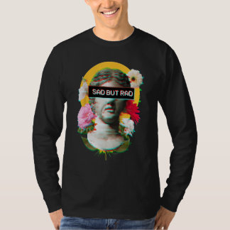 Camiseta Triste pero triste - Flores estéticas David Estatu