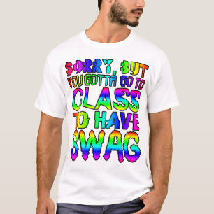 Camiseta Triste, pero usted consiguió ir a clasificar para