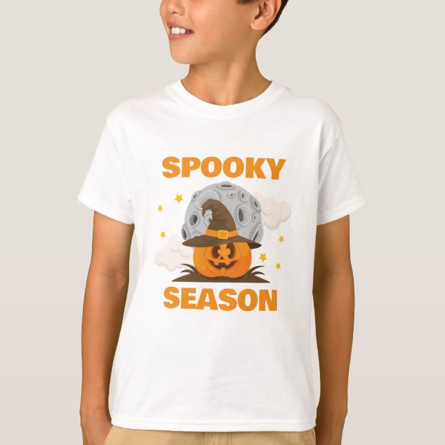 Camiseta Triste temporada de Naranja lindo calabaza Hallowe (Anverso)