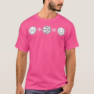 Camiseta Triste tiro al arco en la cara feliz caza de barro