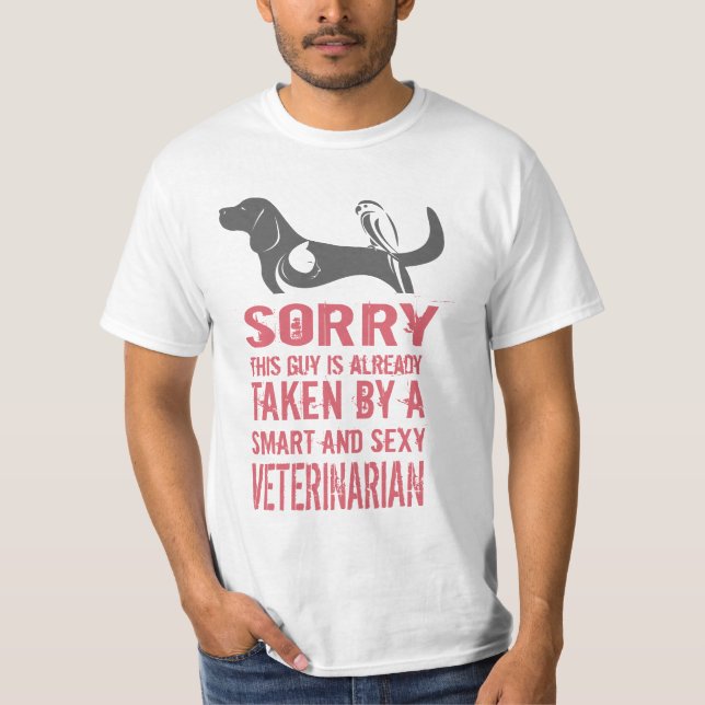 Camiseta Triste un veterinario toma este individuo ya (Anverso)