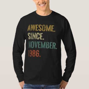 Camiseta Tristemente célebre cumpleaños de 36 años desde el