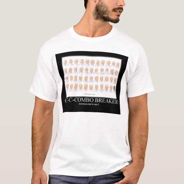 Camiseta triturador combinado de obama de motivación (Anverso)