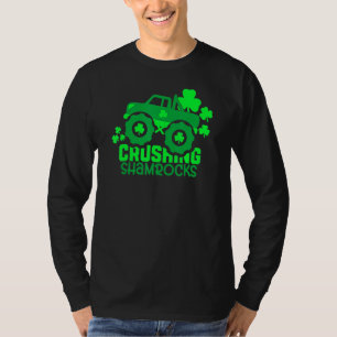 Camiseta Triturando a Shamrock Monster Camión Boys Irish St