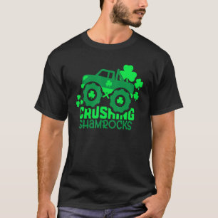 Camiseta Triturando a Shamrock Monster Truck Irish St Patri