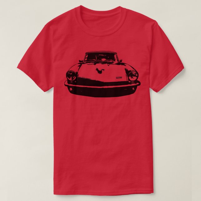 Camiseta Triumph GT6 Mk3 1970 Monoblock británico clásico (Diseño del anverso)