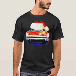 Camiseta Triumph Spitfire edición gorra de Navidades clásic