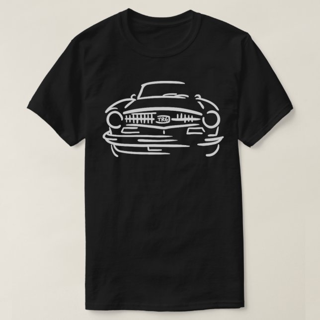 Camiseta Triumph TR TR6 British English SportAutomobile (Diseño del anverso)