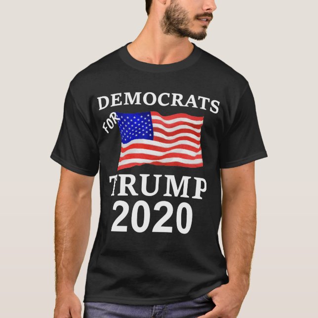 Camiseta Triunfo 2020 Demócratas para la bandera del (Anverso)