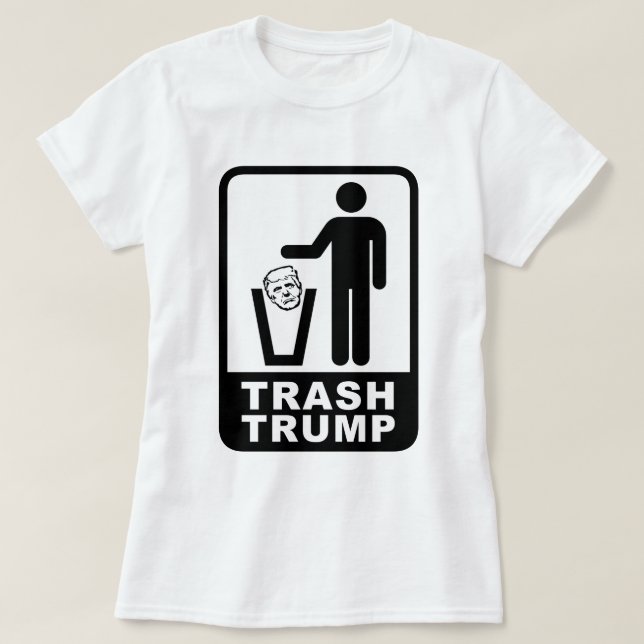 Camiseta triunfo de basura (Diseño del anverso)