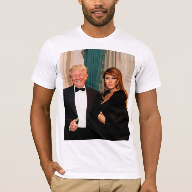 Camiseta Triunfo de Donald y de Melania (Anverso)