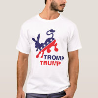 Triunfo de Tromp que golpea el burro con el pie