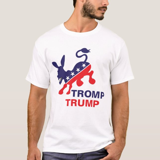 Camiseta Triunfo de Tromp que golpea el burro con el pie (Anverso)