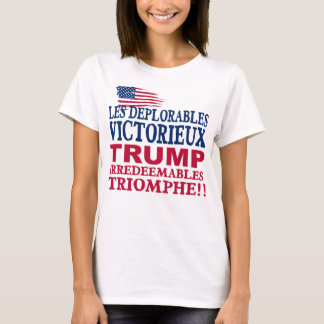Camiseta Triunfo de Trump Deplorables