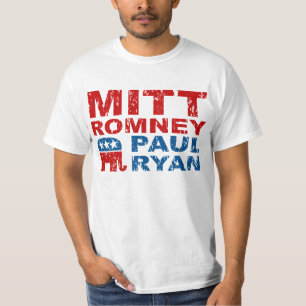 Camiseta Triunfo del voto del funcionamiento de Romney Ryan
