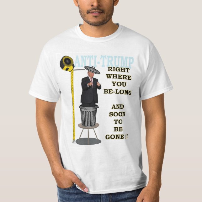 Camiseta Triunfo/derecho antis donde usted pertenece, (Anverso)