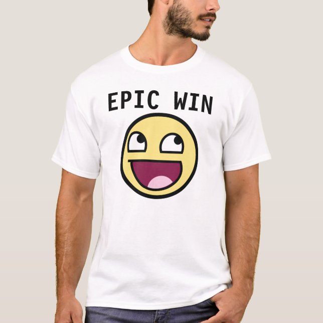 Camiseta Triunfo épico impresionante (Anverso)
